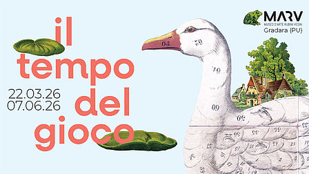 Grafica della mostra al museo MARV il Tempo del Gioco