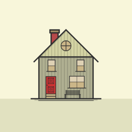 Disegno di casa