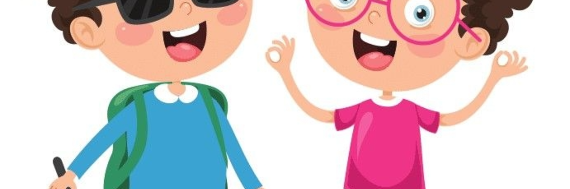 Disegno di bambino e bambina