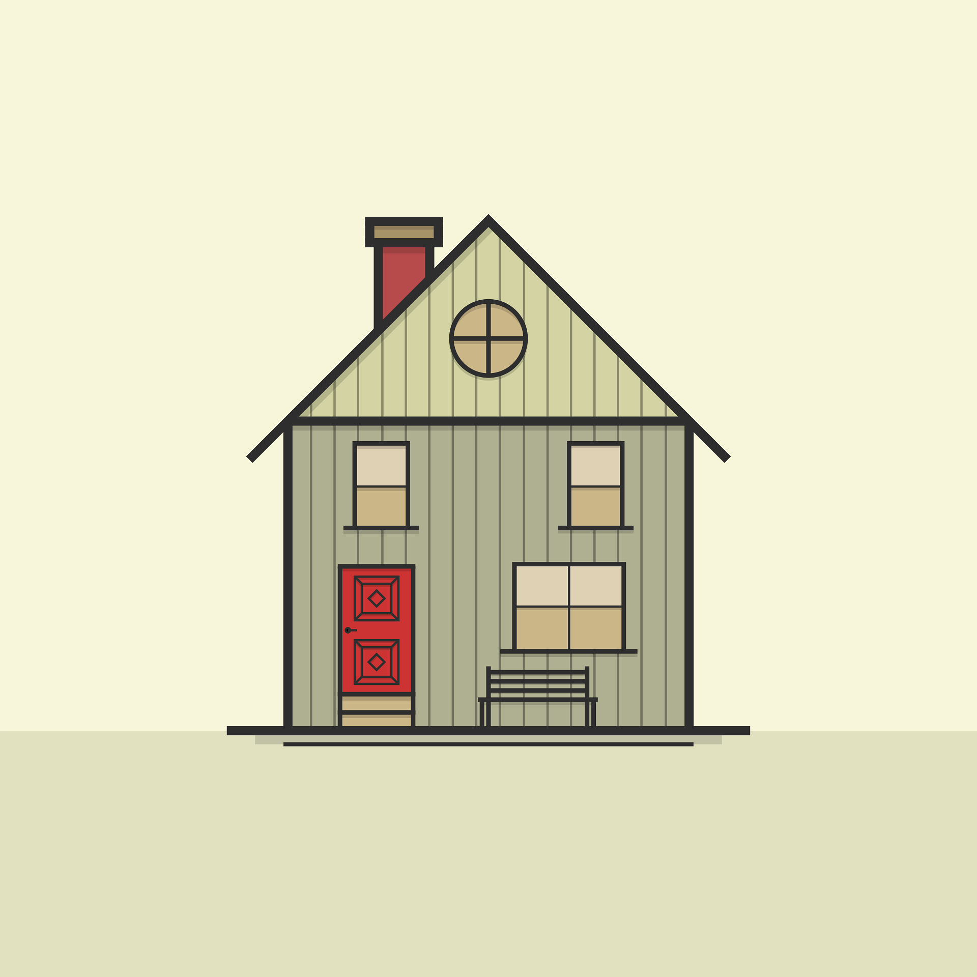 Disegno di casa